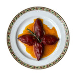 Piquillos confits et farcis à la morue mode "ajoarriero" (4 personnes)